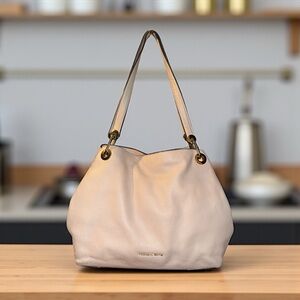 Michael Kors Raven Large Leather Shoulder Bag